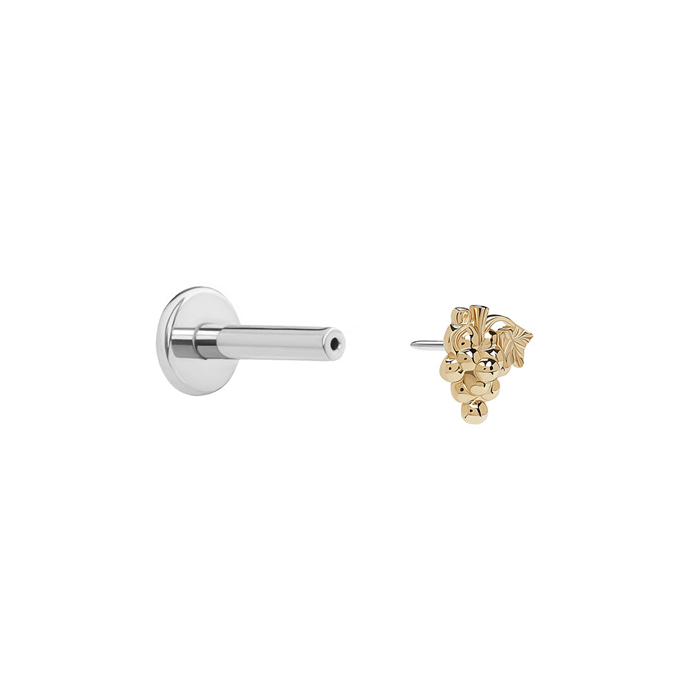 Tilum 14kt Yellow Gold Dionysus Threadless Top — Price Per 1