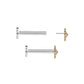 Tilum 14kt Yellow Gold Dionysus Threadless Top — Price Per 1