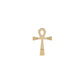 Tilum 14kt Yellow Gold Ankh Threadless Top — Price Per 1