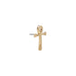 Tilum 14kt Yellow Gold Ankh Threadless Top — Price Per 1