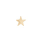 Tilum 18g-16g Internally Threaded Replacement YELLOW GOLD FLAT STAR - Price Per 1 - Painful Pleasures