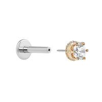 Tilum 14kt Gold Prince Crown Jewel Threadless Top — Price Per 1