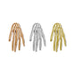 Tilum 14kt Gold Skeleton Hand Threadless Top — Price Per 1