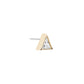 Tilum 14kt Yellow Gold Jeweled Triangle Threadless Top — Price Per 1 — Pick Jewel Color