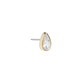 Tilum 14kt Yellow Gold Jeweled Tear Drop Threadless Top — Price Per 1 — Pick Jewel Color