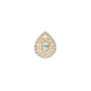 Tilum 14kt Yellow Gold Jeweled Pear Threadless Top — Price Per 1 - Painful Pleasures
