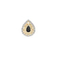 Tilum 14kt Yellow Gold Jeweled Pear Threadless Top — Price Per 1