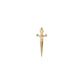 Tilum 14kt Gold Dagger Threadless Top — Price Per 1 - Painful Pleasures