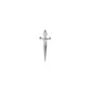Tilum 14kt Gold Dagger Threadless Top — Price Per 1