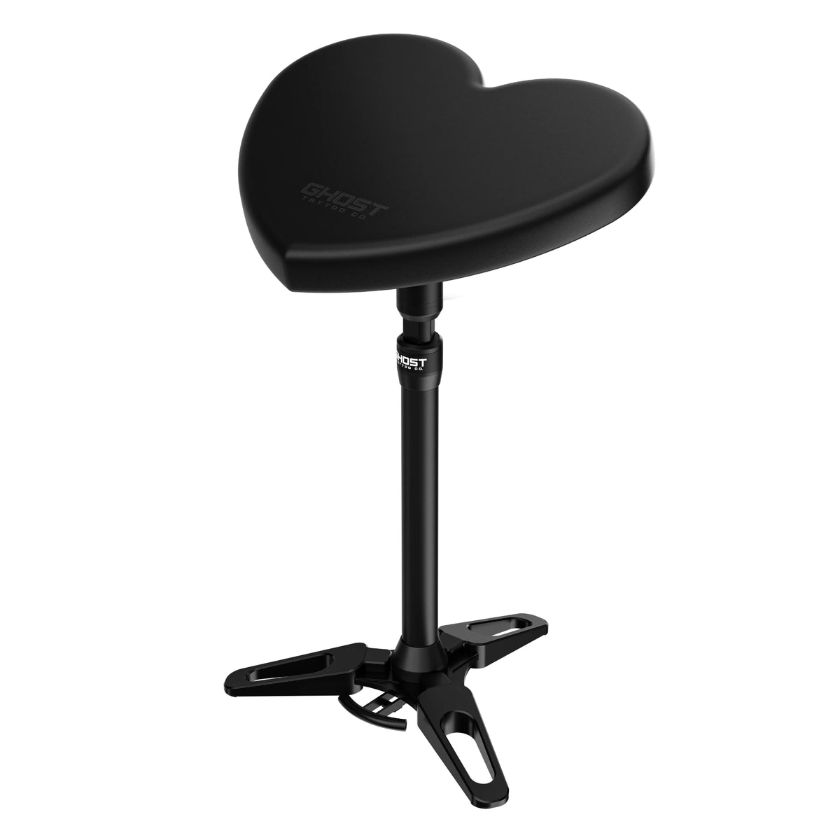 Ghost Tattoo Arm Rest Pad + Base — Pick Shape Heart Black