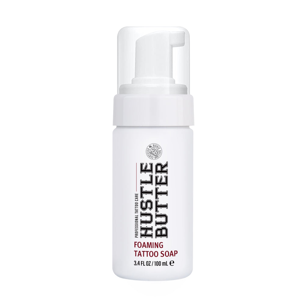 Hustle Bubbles Deluxe Foamer Antimicrobial Soap — 3.4oz — Single or Case of 12