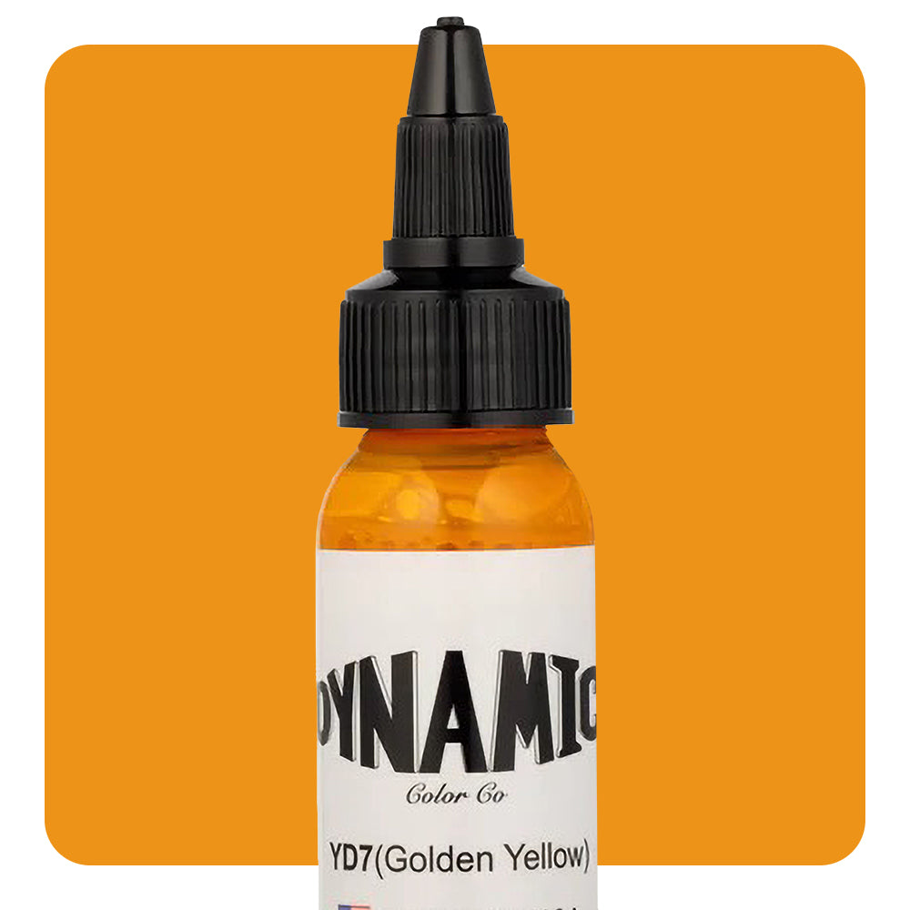 Dynamic Golden Yellow Tattoo Ink - 1oz. Bottle