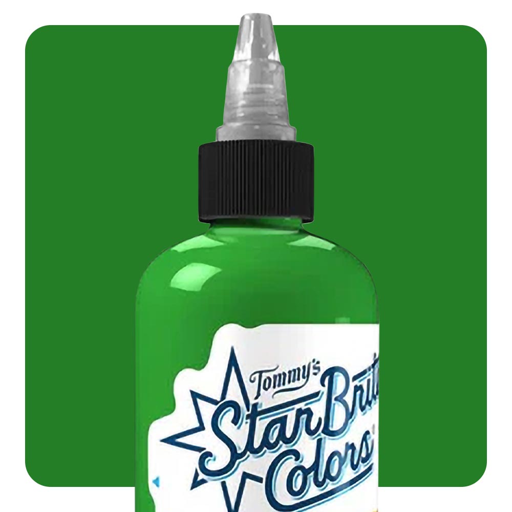 StarBrite Colors Tattoo Ink by Tommy’s Supplies – Grassy Green – Pick Your Size