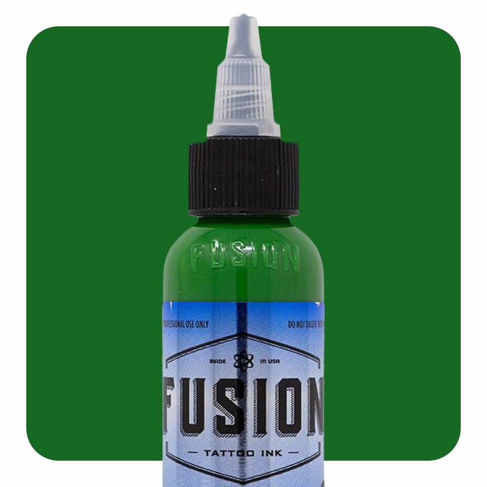 Gradient Green with Yellow 4-Pack — Fusion Tattoo Ink — 1oz - Painful Pleasures