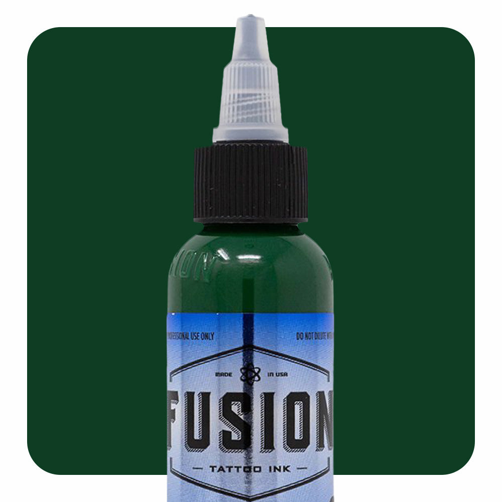 Gradient Green with Yellow 4-Pack — Fusion Tattoo Ink — 1oz