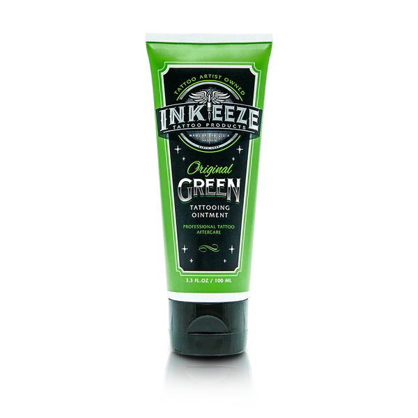 INK-EEZE Green Glide Tattooing Ointment — 3.3oz Tube - Painful Pleasures