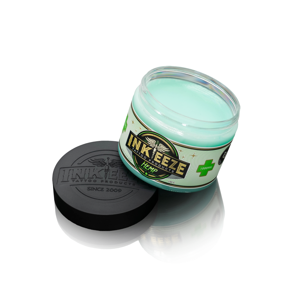 INK-EEZE Hemp Glide Tattooing Ointment — 6oz Jar - Painful Pleasures