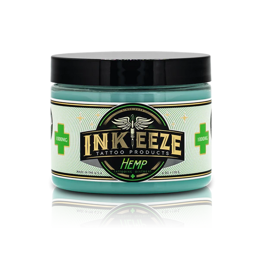 INK-EEZE Hemp Glide Tattooing Ointment — 6oz Jar