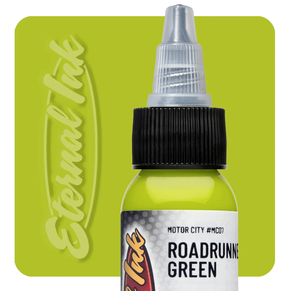 Roadrunner Green — Eternal Tattoo Ink — 1oz - Painful Pleasures