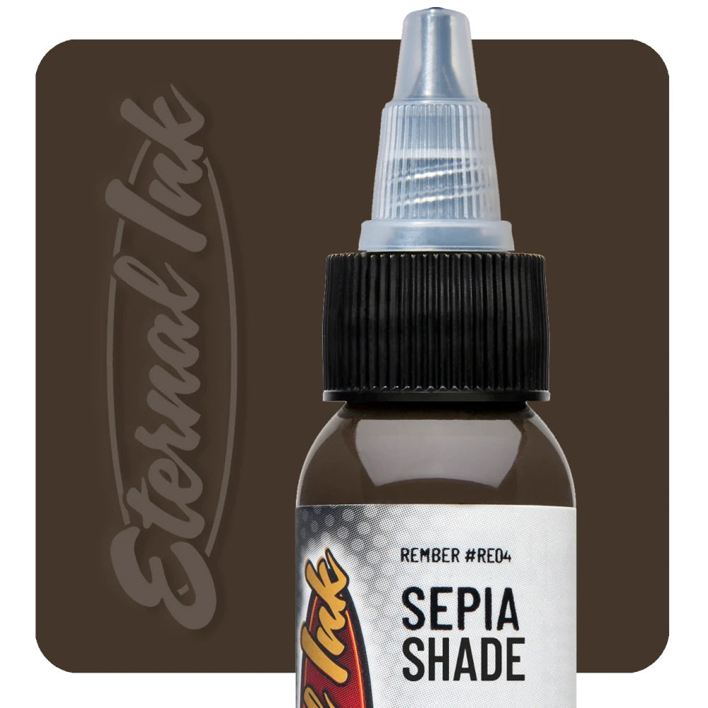 Sepia Shade — Eternal Tattoo Ink — 1oz - Painful Pleasures