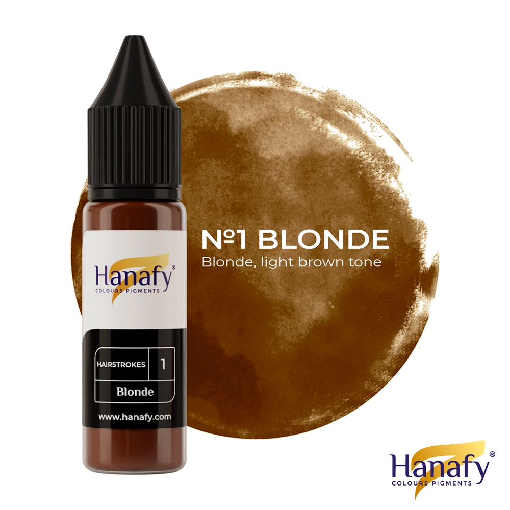 Hanafy Hairstrokes № 1 — Blonde — 15ml Bottle
