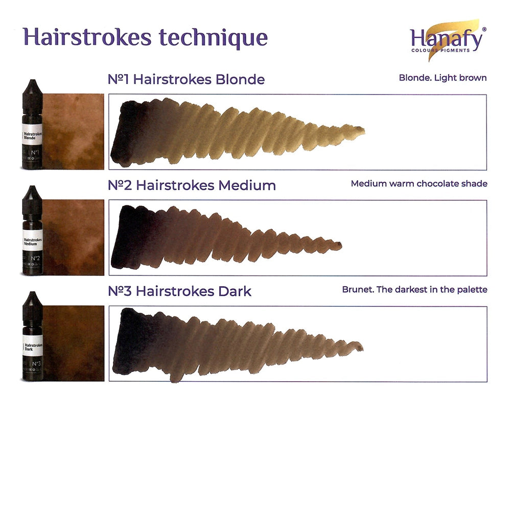 Hanafy Hairstrokes № 2 — Medium — 15ml Bottle