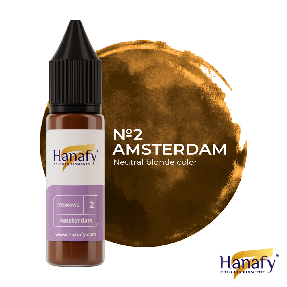 Hanafy Mineral Eyebrows № 2 — Amsterdam — 15ml Bottle