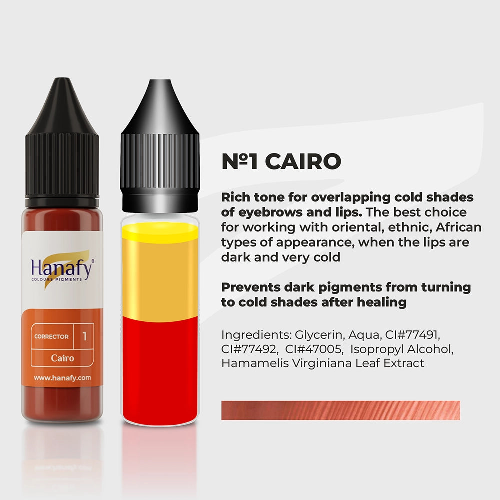 Hanafy Mineral Corrector № 1 — Cairo — 15ml Bottle