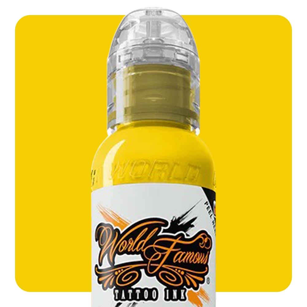 Illuminati Yellow — World Famous Tattoo Ink — 1oz Bottle - Painful Pleasures