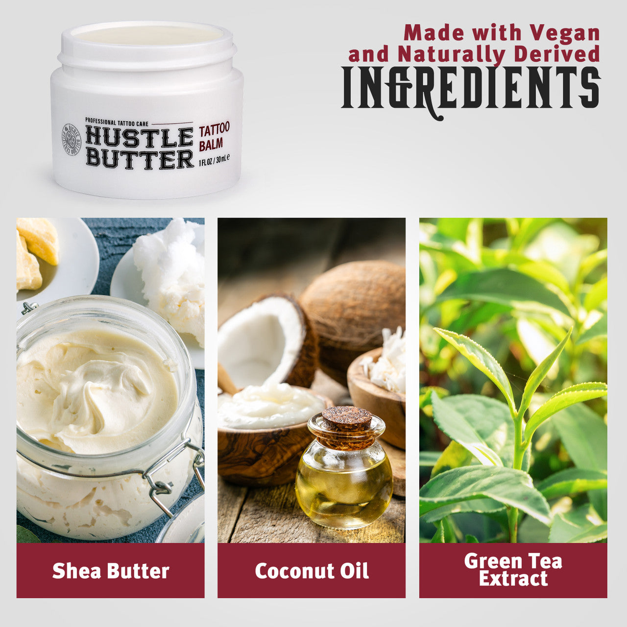 Hustle Butter Deluxe Tattoo Aftercare — 1oz — Single or Case of 48 - Painful Pleasures