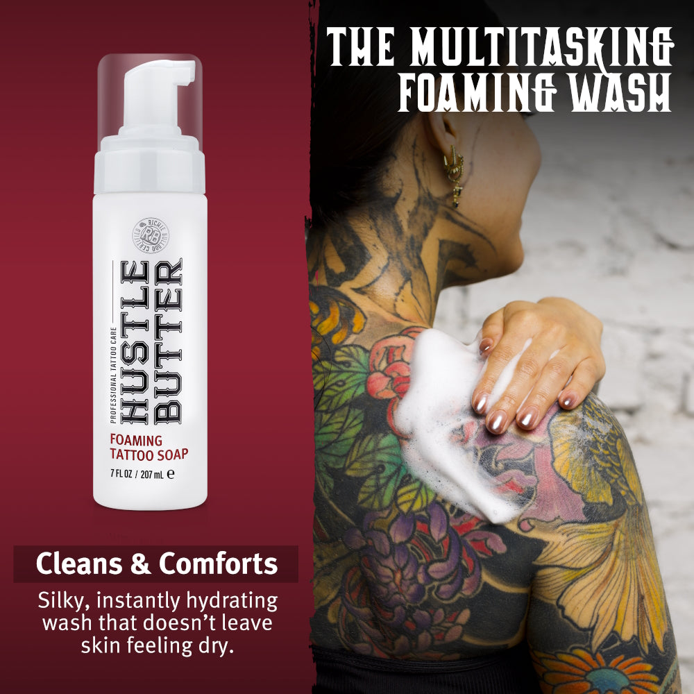 Hustle Bubbles Deluxe Foamer Antimicrobial Soap — 7oz — Single or Case of 12