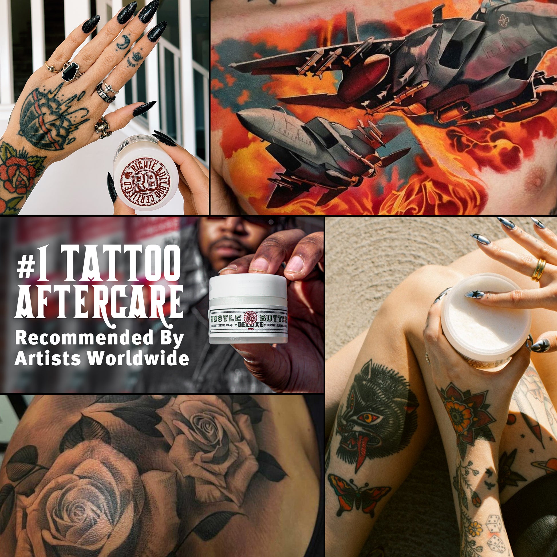 Hustle Butter Deluxe Tattoo Aftercare — 1oz — Single or Case of 48