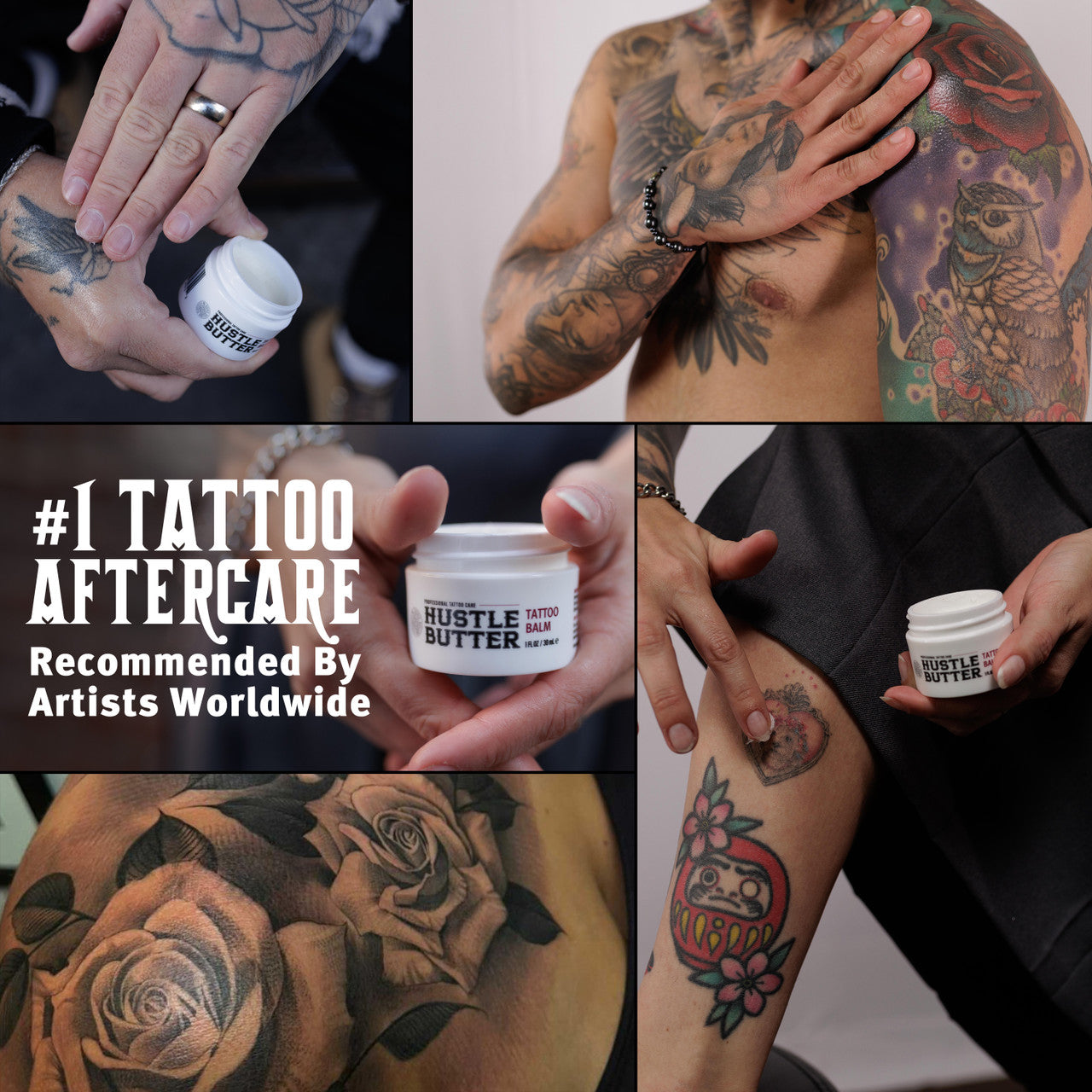 Hustle Butter Deluxe Tattoo Aftercare — 1oz — Single or Case of 48 - Painful Pleasures