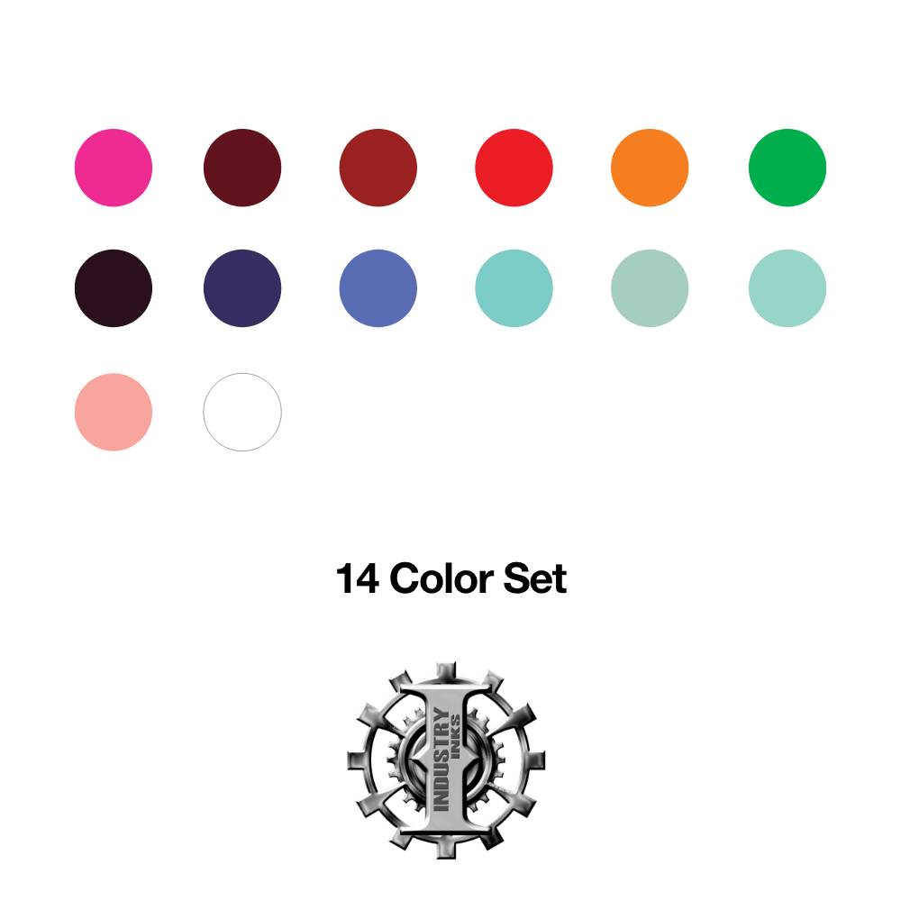 14 Color Set — Industry Inks — Pick Size