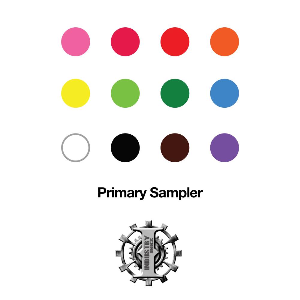 Primary Color Set — Industry Inks — Pick Size | PainfulPleasures