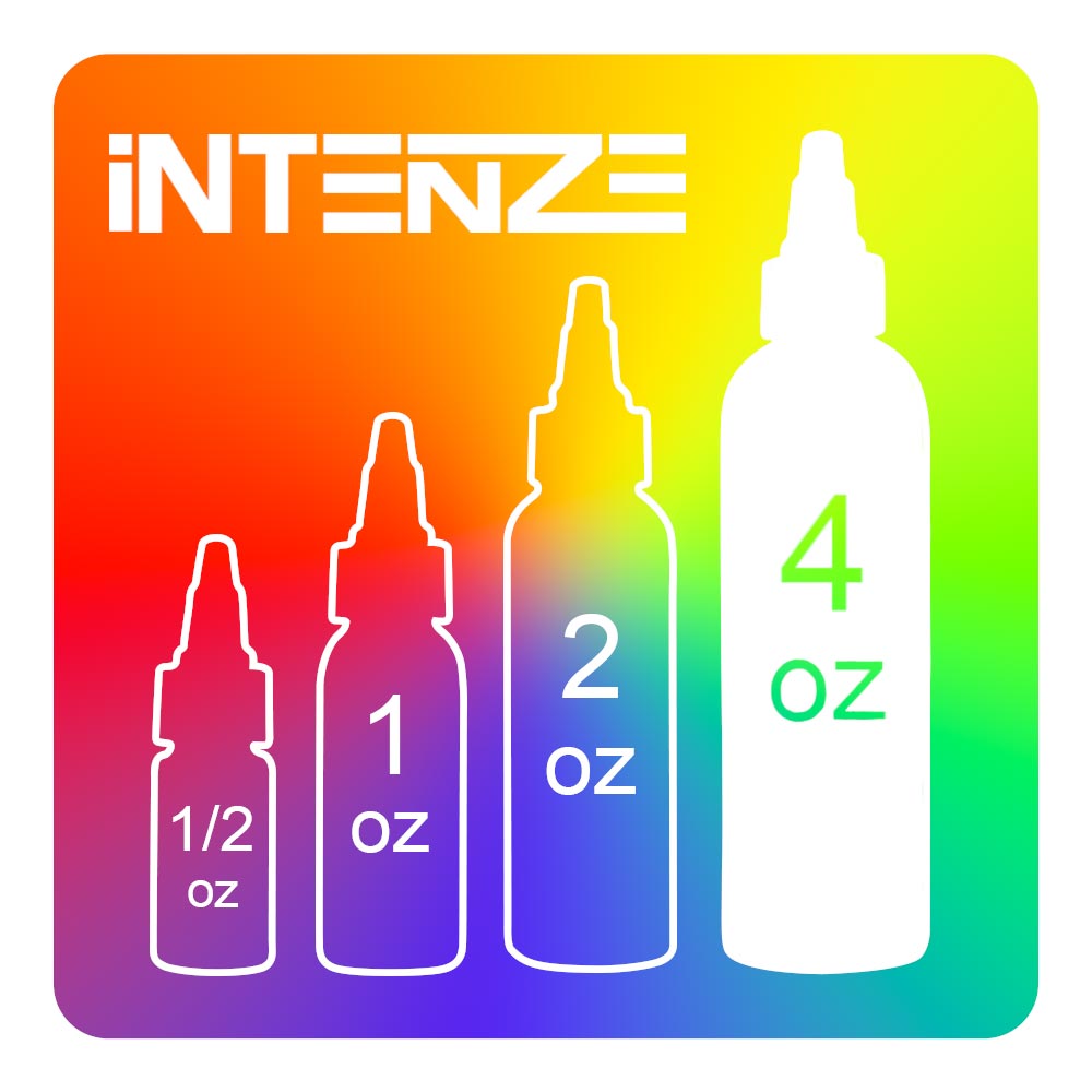 1 Bottle of Intenze Tattoo Ink - 4oz - Pick Your Color