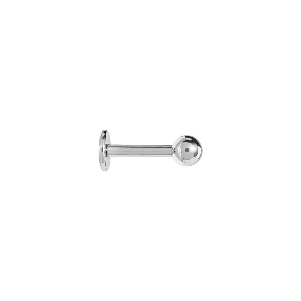 16g Externally Threaded Titanium Labret Post w/ Ball — Price Per 1