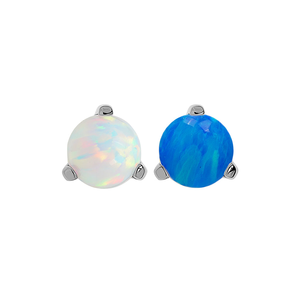 Tilum Titanium Threadless Pronged Opal Ball — Price Per 1