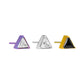 Tilum Jeweled Triangle Titanium Threadless Top — Price Per 1