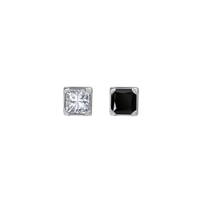 Tilum Square Jewel Titanium Threadless Top — Price Per 1 - Painful Pleasures