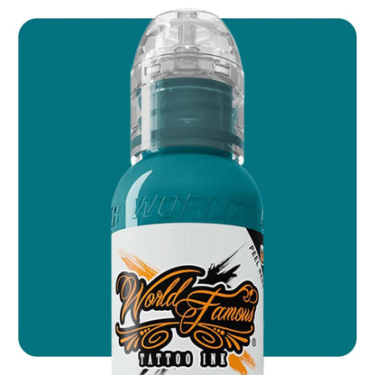 Jay Freestyle Turquoise — World Famous Tattoo Ink — Pick Size - Painful Pleasures