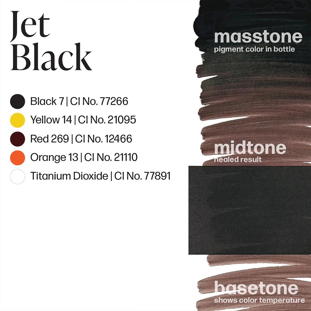 Jet Black — Perma Blend — 1/2oz Bottle