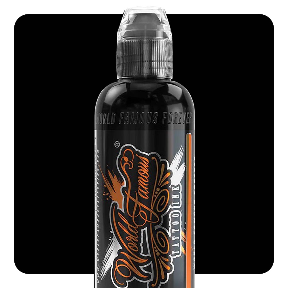 Jose Perez Jr Deep Black #0 — World Famous Tattoo Ink — Pick Size