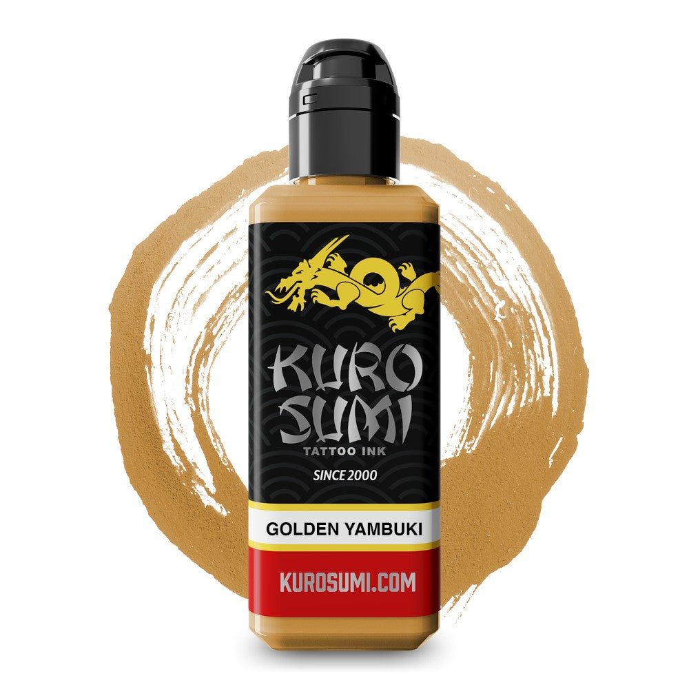 Golden Yambuki — Kuro Sumi Tattoo Ink — Pick Size