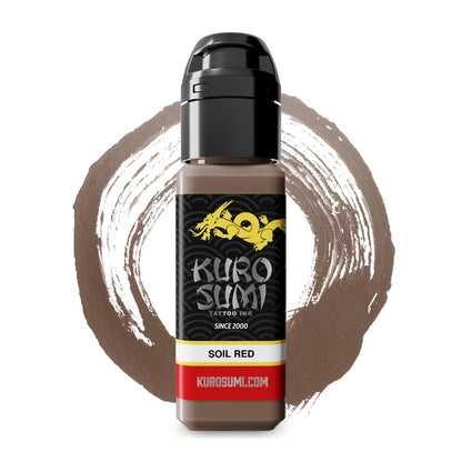Soil Red — Kuro Sumi Tattoo Ink — Pick Size - Painful Pleasures