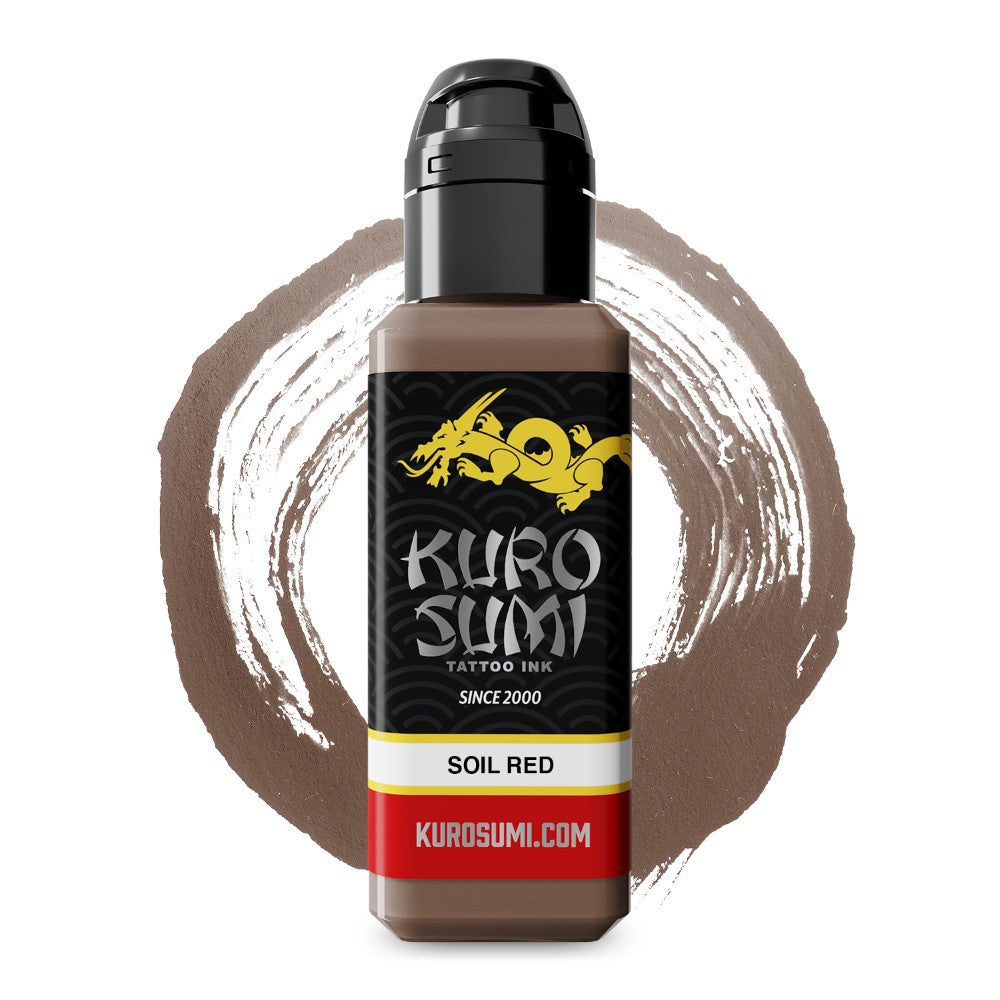 Soil Red — Kuro Sumi Tattoo Ink — Pick Size