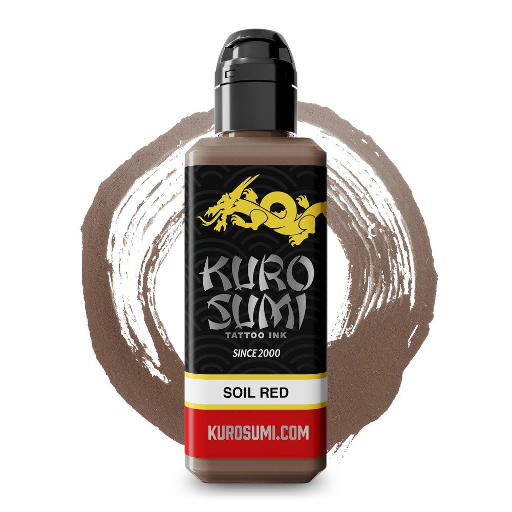 Soil Red — Kuro Sumi Tattoo Ink — Pick Size