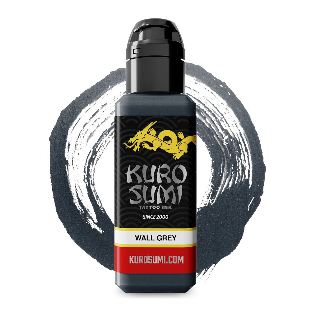 Wall Grey — Kuro Sumi Tattoo Ink — Pick Size