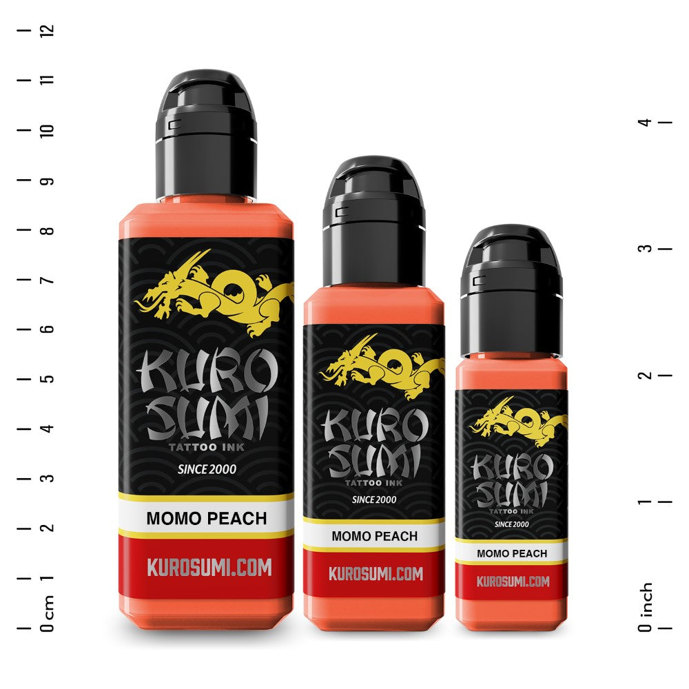 Momo Peach — Kuro Sumi Tattoo Ink — Pick Size