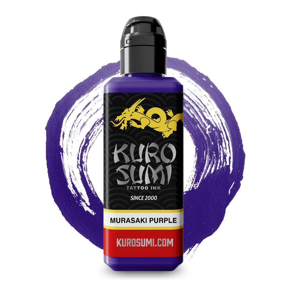 Murasaki Purple — Kuro Sumi Tattoo Ink — Pick Size